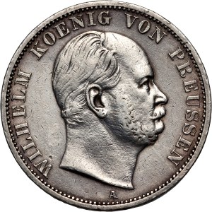 Deutschland, Preußen, Wilhelm I., Taler 1866 A, Berlin