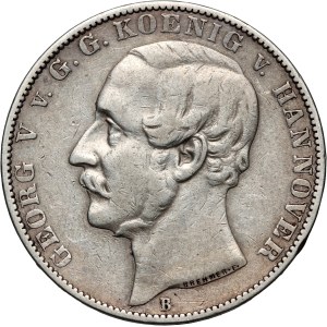 Germania, Hannover, Giorgio V, tallero del 1859 B