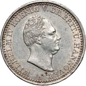 Deutschland, Hannover, Wilhelm IV., Taler 1834 A, Clausthal