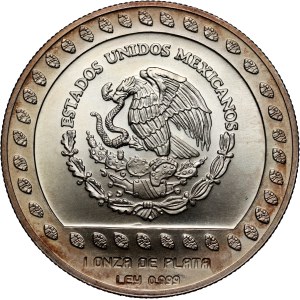 Mexico, 100 Pesos 1992, Guerrero Aguila, ounce of silver