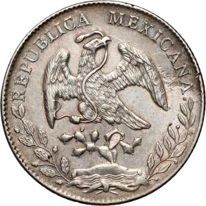 Mexico, 8 Reales 1890 Zs FZ, Zacatenas