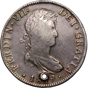 Mexiko, Ferdinand VII., 8 realů, 1819, Mo JJ, Mexiko