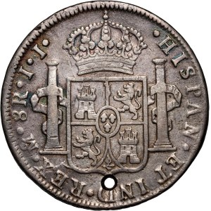 Mexiko, Ferdinand VII., 8 realů, 1819, Mo JJ, Mexiko