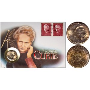 People's Republic of Poland, Numismatic Series, 10 zlotych, 1967 + Fi 1630, Maria Skłodowska-Curie