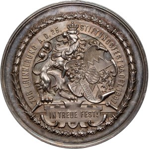 Deutschland, Medaille aus dem Jahr 1897, 25. Jahrestag der Gründung des Deutschen Veteranenverbandes in München