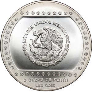 Mexiko, 10 Pesos 1993, El Tajín, 5 Unzen Silber