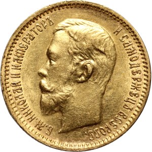 Russie, Nicolas II, 5 roubles 1904 (АР), Saint-Pétersbourg