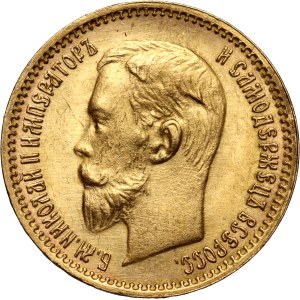 Rusko, Mikuláš II., 5 rublů, 1903 (AP), Petrohrad