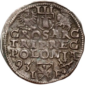 Sigismund III Vasa, 1593 trojak, Poznań