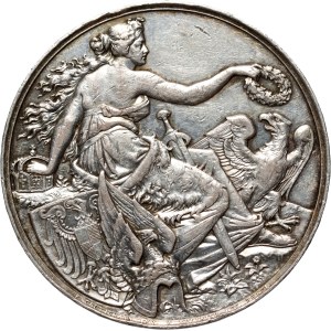 Germany, Shooting Medal from 1878, VI German Federal Shooting in Düsseldorf