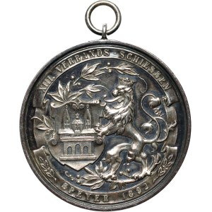 Germany, Shooting medal from 1892, 13th Association Shooting Competition in Speyer