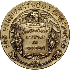Sliezsko, Vroclav, medaila z roku 1904, Výstava remesiel a úžitkového umenia