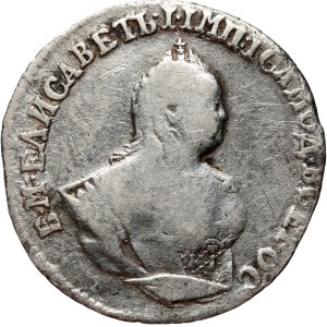 Russia, Elizabeth I, 10 Kopecks (grivennik) 1744, Moscow