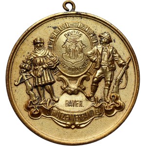 Germany, Bayern, Shooting Medal from 1936, 40th anniversary of the national Oktoberfest shooting competition