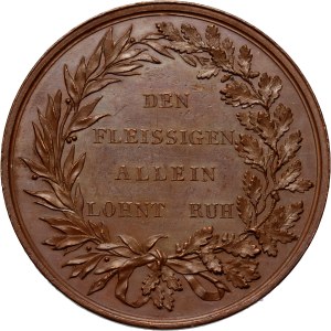 Deutschland, Medaille ohne Datum, Nur den Fleißigen gebührt die Ruhe