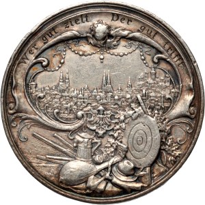 Germany, shooting medal from 1897, 12th German Federal Shooting Competition in Nuremberg
