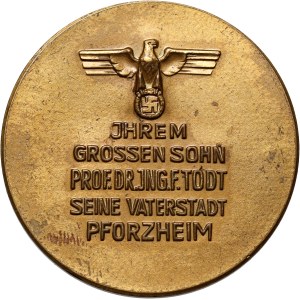 Deutschland, Medaille aus dem Jahr 1939, Erste Fahrt des Schiffes „Robert Ley“