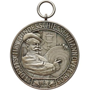 Germany, Shooting medal from 1903, 14th German Federal Shooting Competition in Hanover