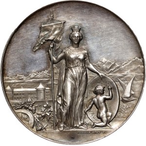 Switzerland, Shooting medal from 1891, Cantonal shooting festival in Morges