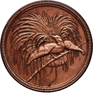 Germany, German New Guinea, Wilhelm II, 10 Pfennigs 1894 A, Berlin, Bird of Paradise.