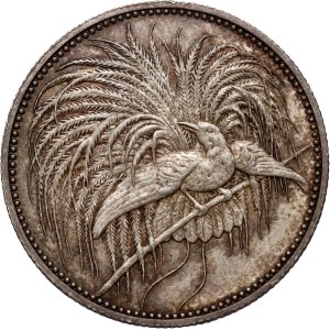Germany, German New Guinea, Wilhelm II, 1 Mark 1894 A, Berlin, Bird of Paradise