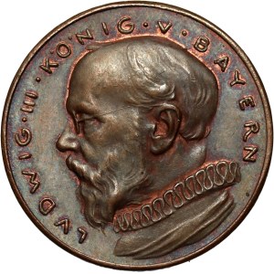 Germany, Bavaria, Ludwig III, 20 Mark 1913 G, Karl Goetz, PATTERN