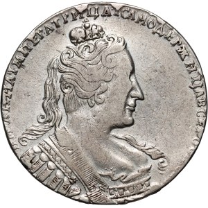 Russia, Anna, rublo del 1734, Mosca