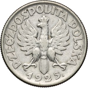 Second Polish Republic, 2 zlote 1925 with a dot, London, The Reaper