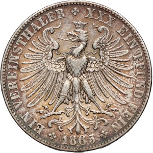 Deutschland, Frankfurt, Thaler 1865