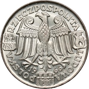 Volksrepublik Polen, 100 Złoty 1966, Mieszko und Dąbrówka, PROBE, Silber