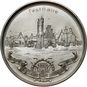Germany, Shooting Medal from 1909, XVI German Federal Shooting Competition in Hamburg
