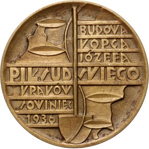 Druhá polská republika, medaile z roku 1936, Výstavba kopce Józefa Piłsudského v Krakově