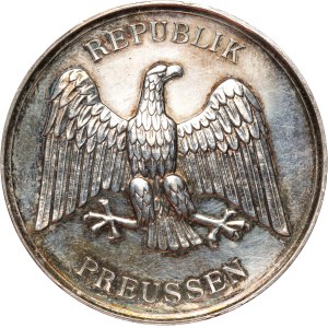 Germania, Prussia, medaglia senza data, Per aver salvato qualcuno dal pericolo