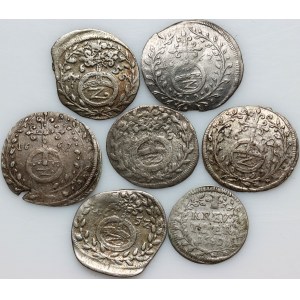 Allemagne, ensemble de pièces d'argent datant de 1652 à 1682 (7 pièces)