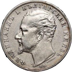 Bulgaria, Ferdinando I, 5 leva 1894 КБ, Kremnica