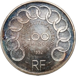 France, 100 Francs 1992, Paris, Jean Monnet, ESSAI