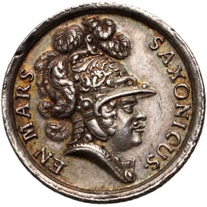 Germany, Saxony, John George III, undated medal (1688), Campaign against France
