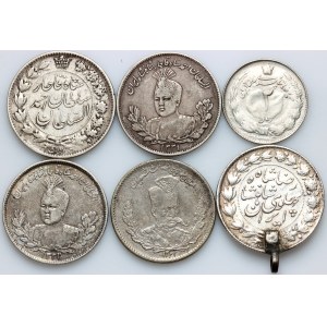 Iran, silver coin set, (6 pieces)