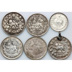 Iran, silver coin set, (6 pieces)