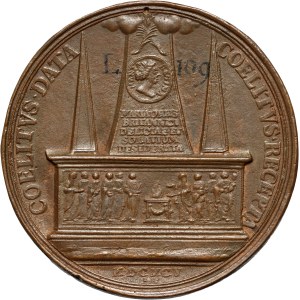 Great Britain, cast of a medal from 1694, Death of Mary II Stuart