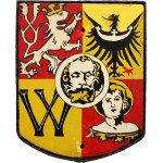 Silesia, Coat of Arms of the City of Wrocław, hand-painted