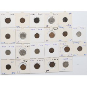 Germany, set of coins from 1875-1914, (22 pieces)