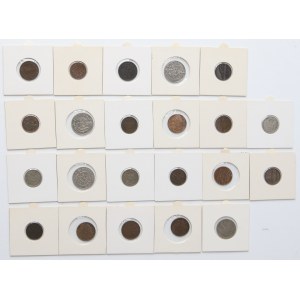 Germany, set of coins from 1875-1914, (22 pieces)
