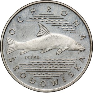 Volksrepublik Polen, 100 Złoty 1977, Umweltschutz – Brzana, PROBE, Silber