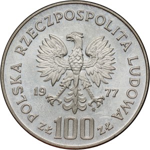 Volksrepublik Polen, 100 Złoty 1977, Umweltschutz – Brzana, PROBE, Silber