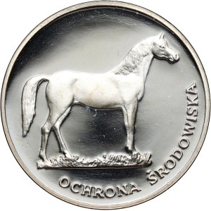 People's Republic of Poland, 100 zlotych, 1981, Environmental Protection - Horse