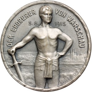 Germany, Medal from 1915, Capture of Warsaw