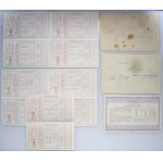Poland, lottery tickets, vouchers, donation certificates (set of 13)