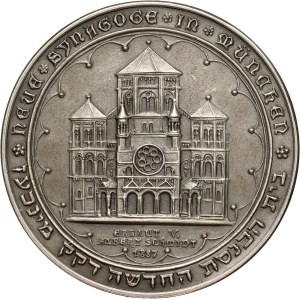 Germany, Medal from 1972, Synagogue in Munich