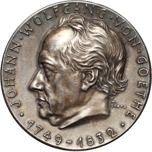 Germany, Medal from 1932, Johann Wolfgang von Goethe, Goetz